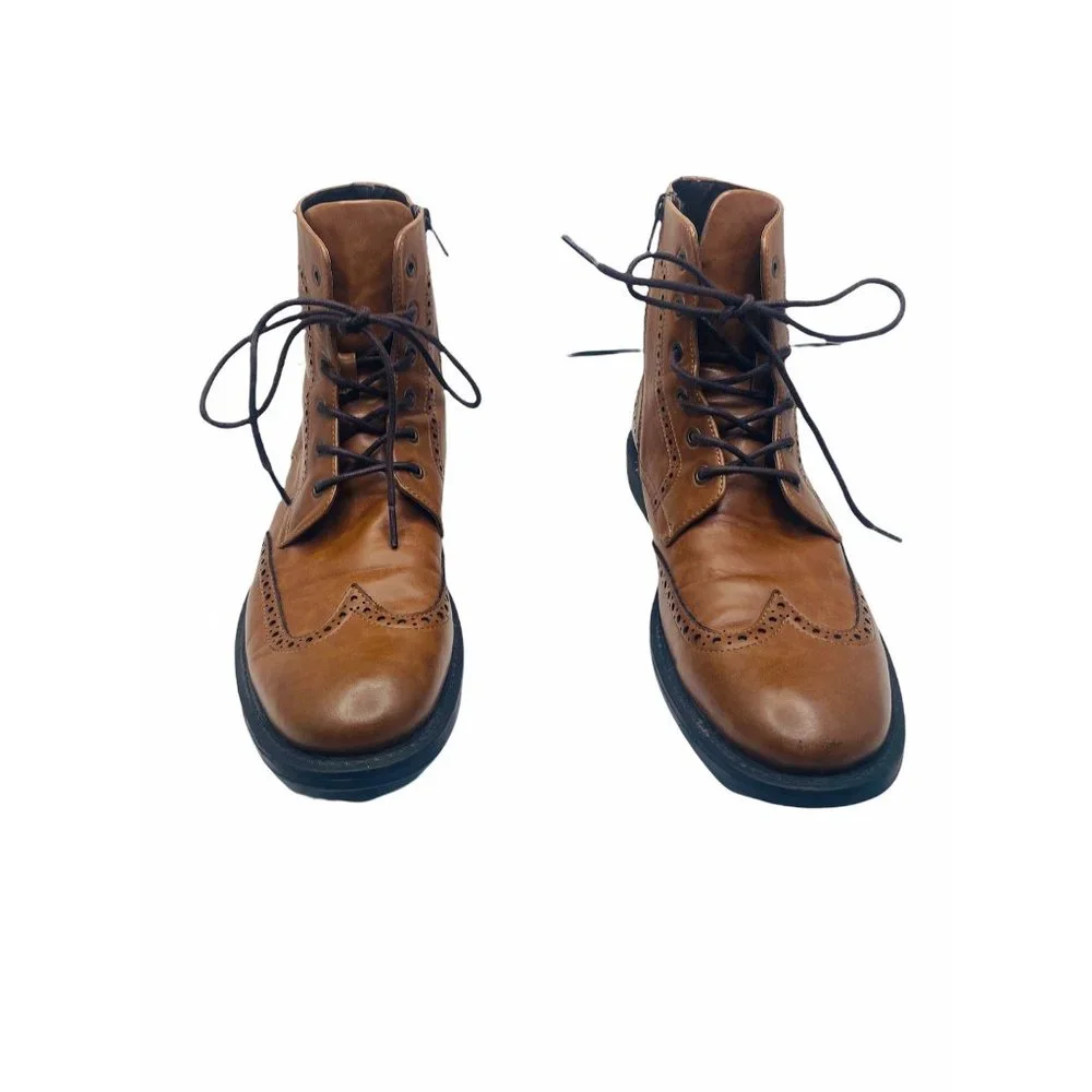 Unlisted by Kenneth Cole Blind-Sided Mens Chukka Boots Brown Sz 12M